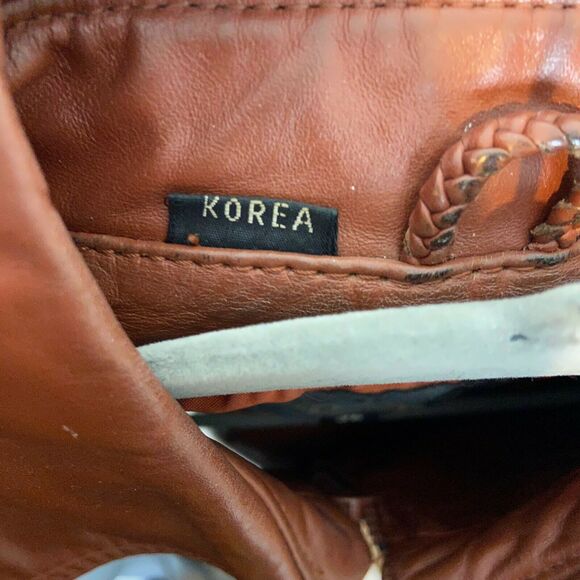 70s Hipster Leather Jacket Vintage Wilsons Womens Brown Genuine 3/4 Sleeve SZ 36 - Picture 6 of 15